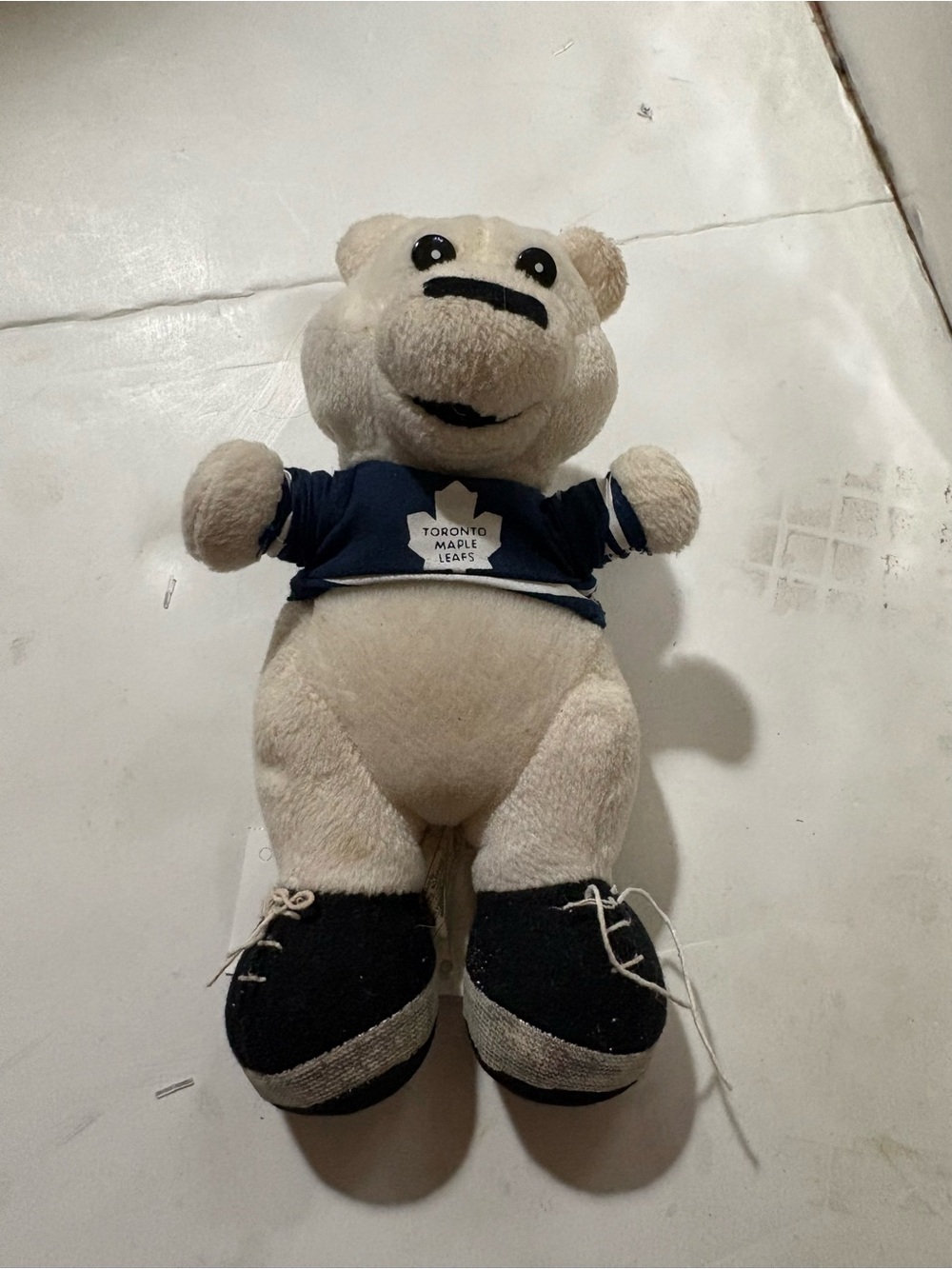 Carlton Bear Toronto Maple Leafs Plush NHL Hockey Mascot 8 Inches